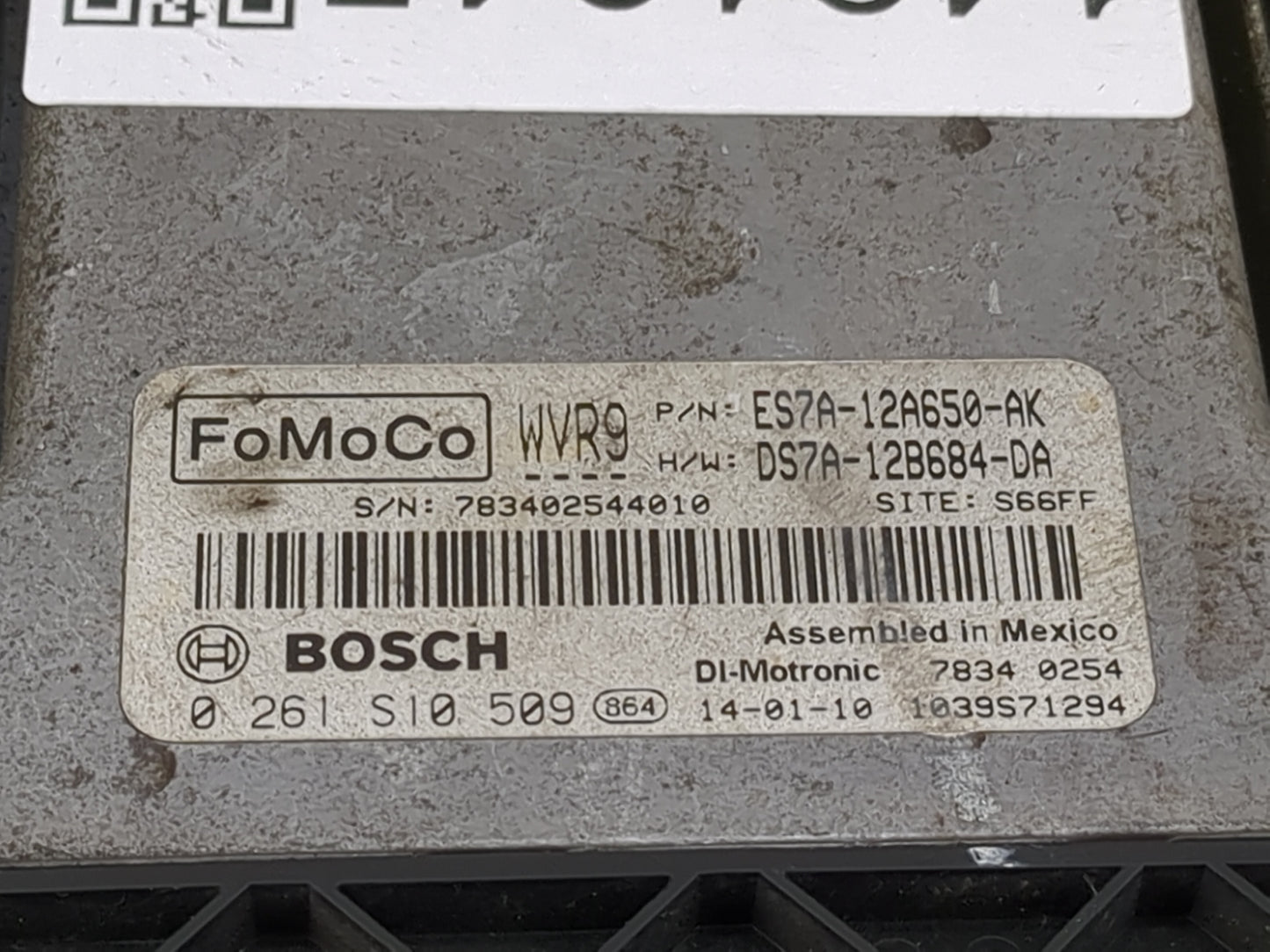 2014-2016 Ford Fusion PCM Engine Control Computer ECU ECM PCU OEM P/N:ES7A-12A650-AK DS7A-12B684-DA Fits Fits 2014 2015 2016