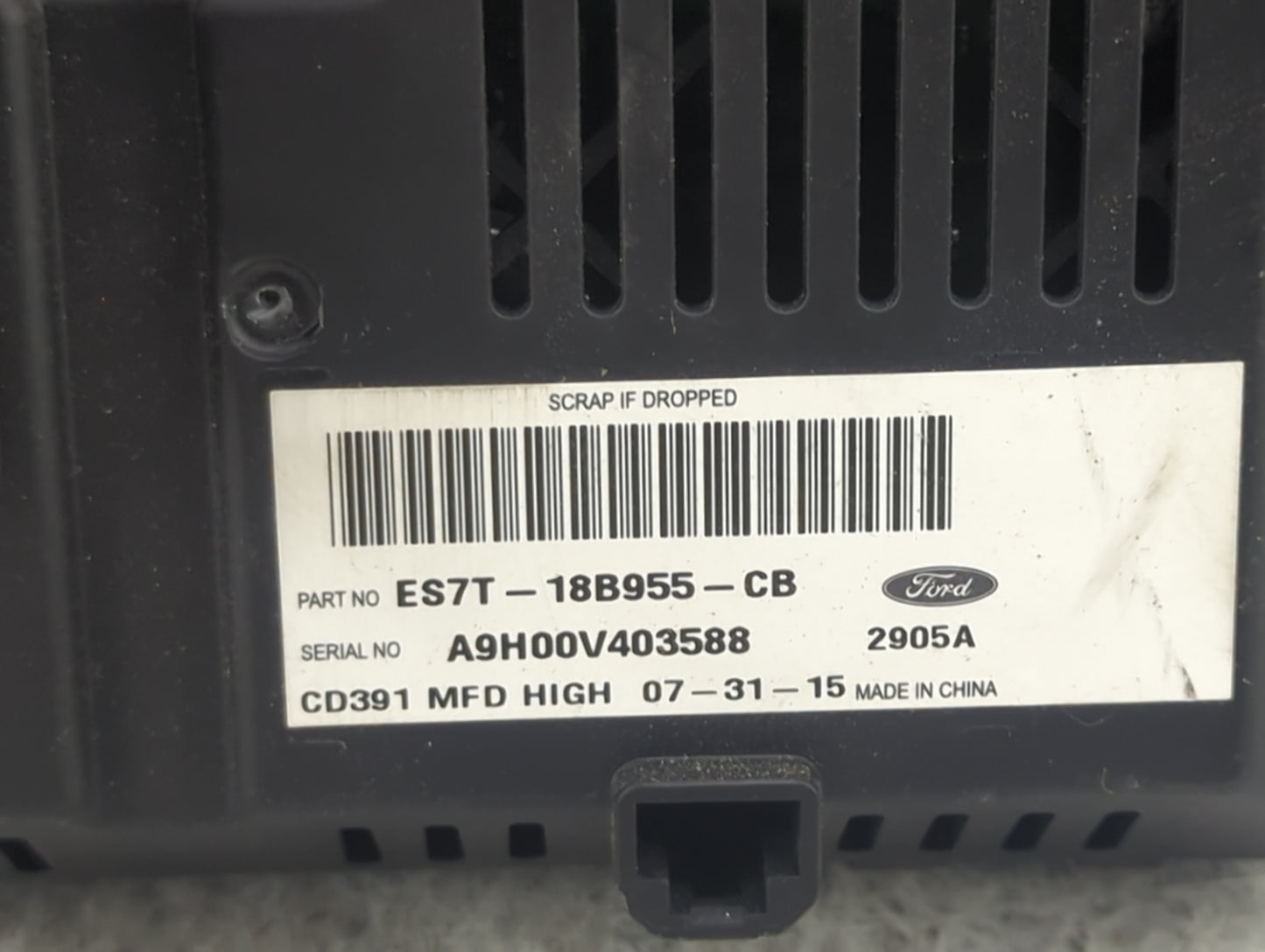 2014-2016 Ford Fusion Information Display Screen 1495015 - Oemusedautoparts1.com