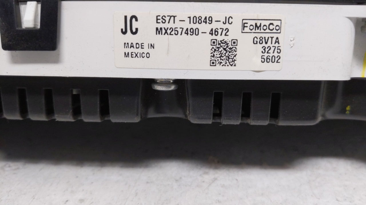 2014 Ford Fusion Instrument Cluster Speedometer Gauges P/N:ES7T-10849-JC ES7T-10849-JD Fits OEM Used Auto Parts - Oemusedaut