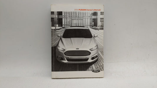 2014 Ford Fusion Owners Manual Book Guide OEM Used Auto Parts - Oemusedautoparts1.com