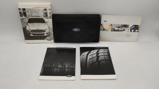 2014 Ford Fusion Owners Manual Book Guide OEM Used Auto Parts