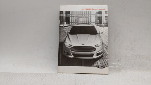 2014 Ford Fusion Owners Manual Book Guide OEM Used Auto Parts - Oemusedautoparts1.com