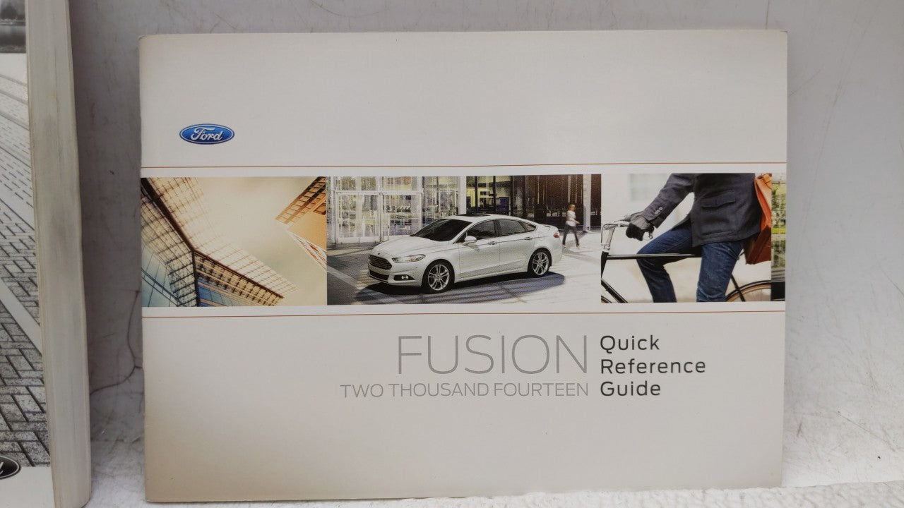 2014 Ford Fusion Owners Manual Book Guide OEM Used Auto Parts - Oemusedautoparts1.com