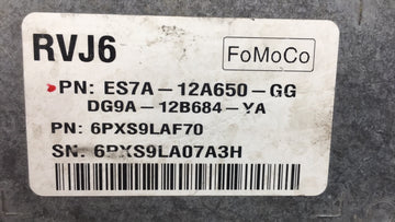 2014 Ford Fusion PCM Engine Control Computer ECU ECM PCU OEM P/N:ES7A-12A650-GG Fits OEM Used Auto Parts