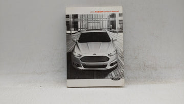 2014 Ford Fusion Owners Manual Book Guide OEM Used Auto Parts - Oemusedautoparts1.com