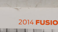 2014 Ford Fusion Owners Manual Book Guide OEM Used Auto Parts - Oemusedautoparts1.com