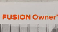 2014 Ford Fusion Owners Manual Book Guide OEM Used Auto Parts - Oemusedautoparts1.com