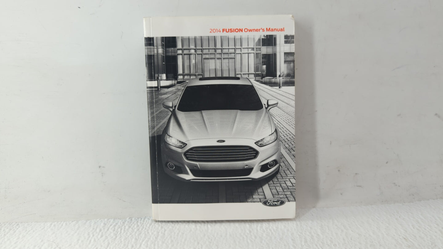 2014 Ford Fusion Owners Manual Book Guide OEM Used Auto Parts - Oemusedautoparts1.com