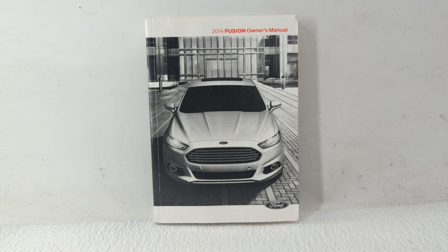2014 Ford Fusion Owners Manual Book Guide OEM Used Auto Parts - Oemusedautoparts1.com
