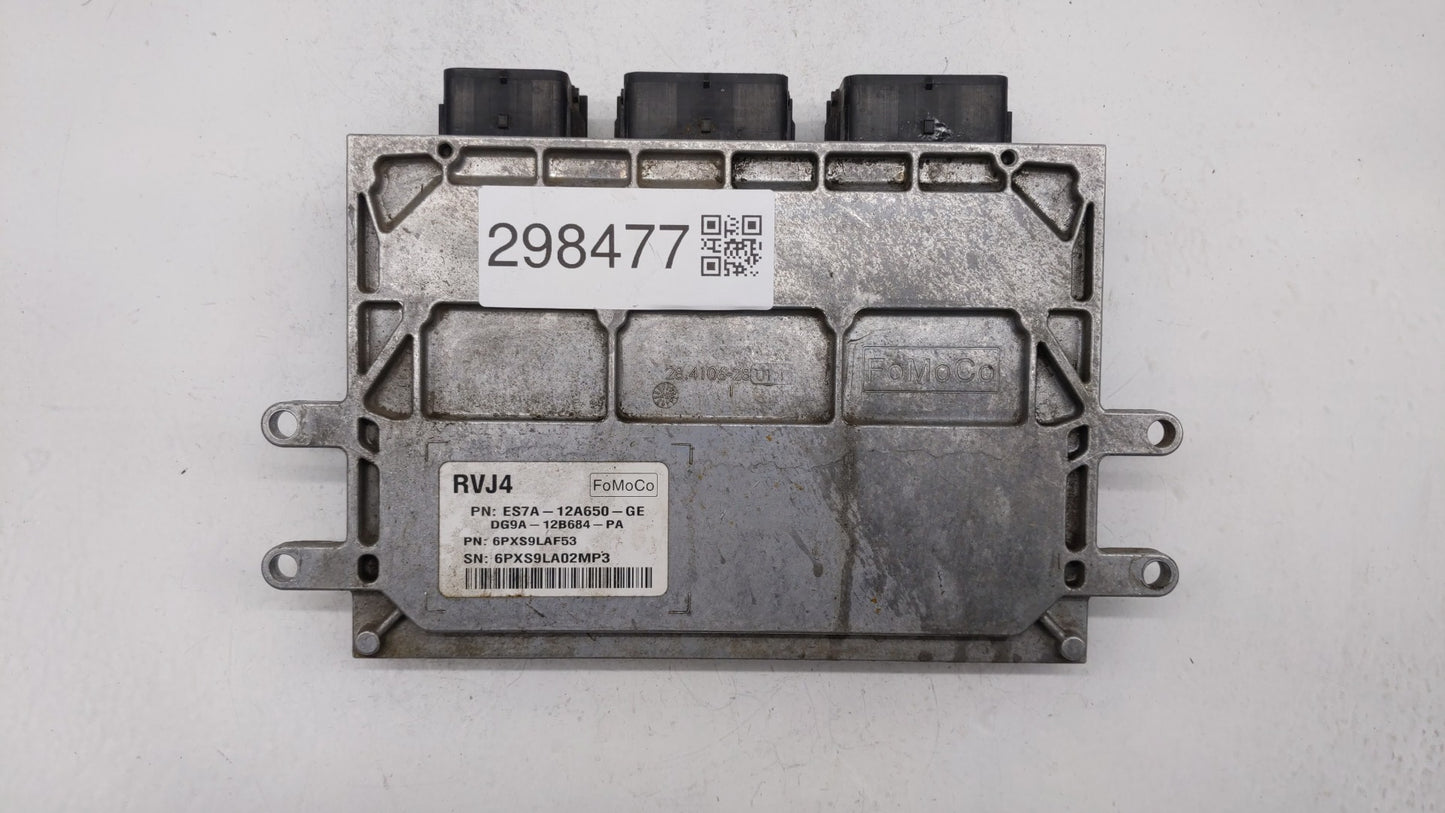 2014-2016 Ford Fusion PCM Engine Control Computer ECU ECM PCU OEM P/N:ES7A-12A650-GG GS7A-12A650-XB Fits Fits 2014 2015 2016