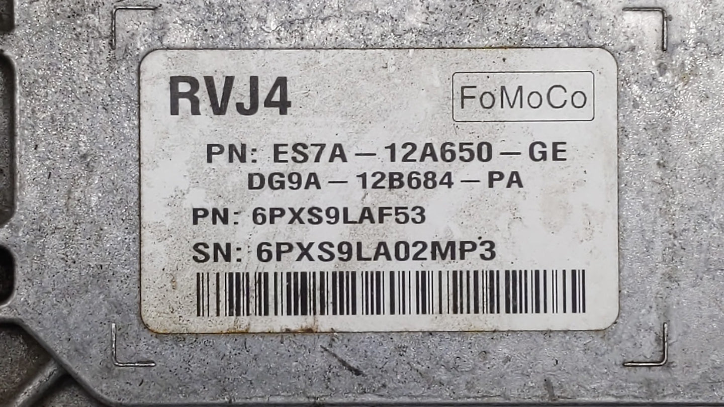 2014-2016 Ford Fusion PCM Engine Control Computer ECU ECM PCU OEM P/N:ES7A-12A650-GG GS7A-12A650-XB Fits Fits 2014 2015 2016