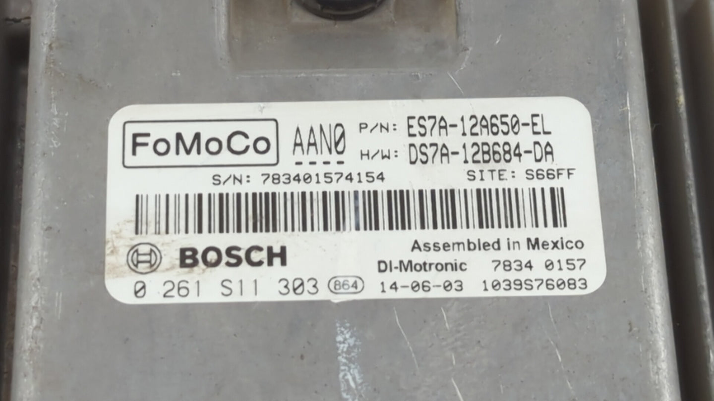 2014-2016 Ford Fusion PCM Engine Control Computer ECU ECM PCU OEM P/N:ES7A-12A650-DFC ES7A-12A650-EK Fits Fits 2014 2015 201