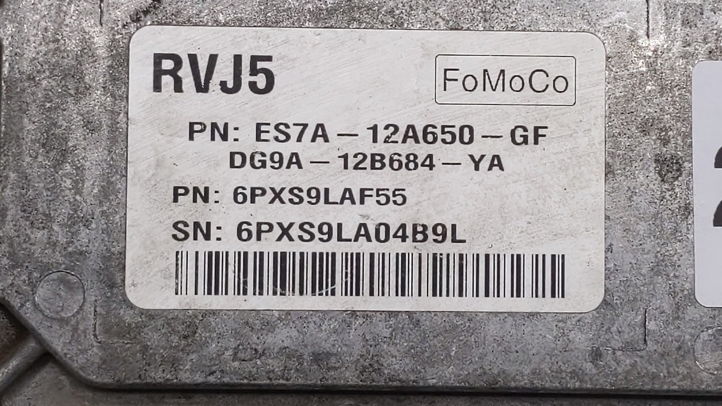 2014-2016 Ford Fusion PCM Engine Control Computer ECU ECM PCU OEM P/N:ES7A-12A650-GG GS7A-12A650-XB Fits Fits 2014 2015 2016
