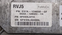 2014-2016 Ford Fusion PCM Engine Control Computer ECU ECM PCU OEM P/N:ES7A-12A650-GG GS7A-12A650-XB Fits Fits 2014 2015 2016