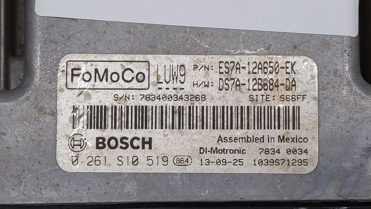 2014-2016 Ford Fusion PCM Engine Control Computer ECU ECM PCU OEM P/N:ES7A-12A650-DFC ES7A-12A650-EK Fits Fits 2014 2015 201