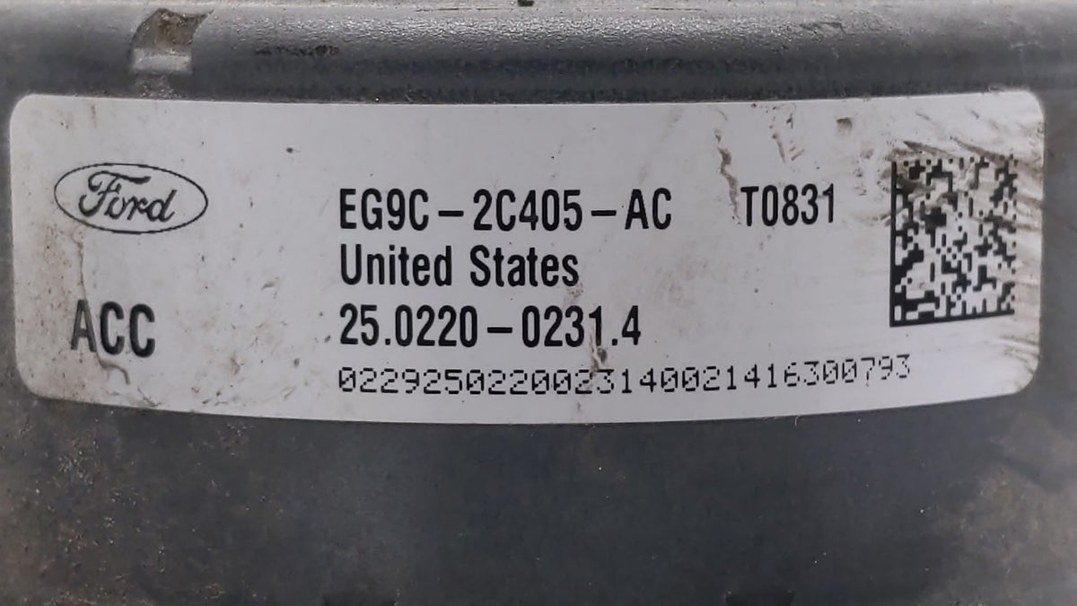 2014-2016 Ford Fusion Anti-Lock Brake ABS Pump Module Actuator OEM P/N:EG9C-2C405-AF EG9C-2C405-AE Fits Fits 2014 2015 2016 