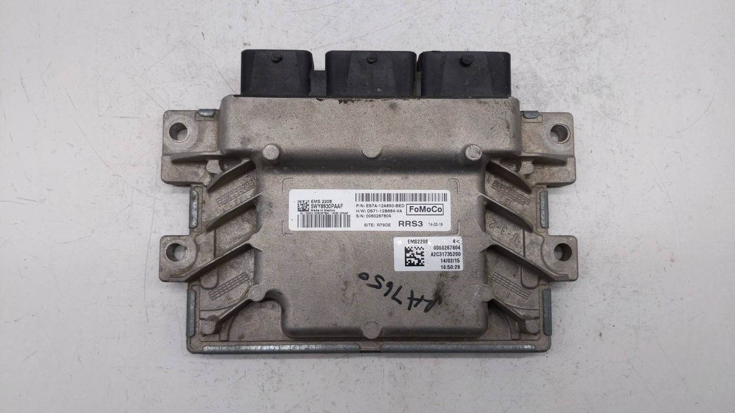 2014-2016 Ford Fusion PCM Engine Control Computer ECU ECM PCU OEM P/N:ES7A-12A650-BHD ES7A-12A650-BHA Fits Fits 2014 2015 20
