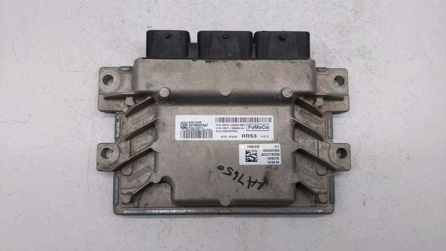 2014-2016 Ford Fusion PCM Engine Control Computer ECU ECM PCU OEM P/N:ES7A-12A650-BHD ES7A-12A650-BHA Fits Fits 2014 2015 20