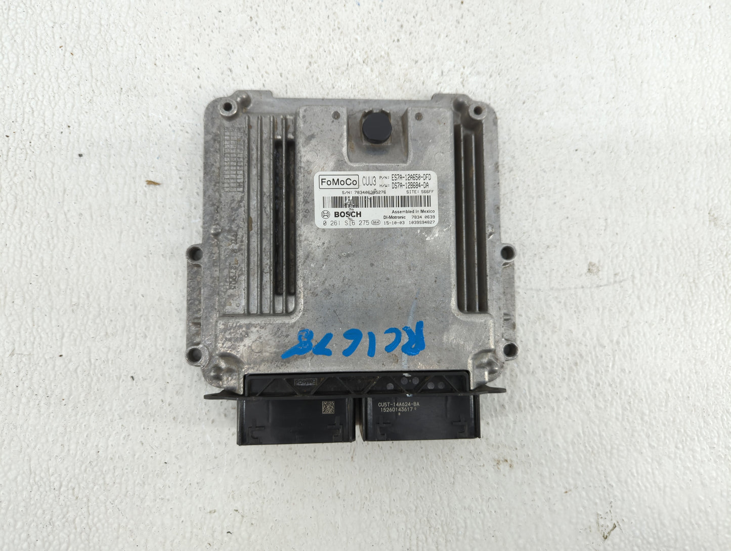 2014-2016 Ford Fusion PCM Engine Control Computer ECU ECM PCU OEM P/N:ES7A-12A650-CK ES7A-12A650-DFC Fits Fits 2014 2015 201