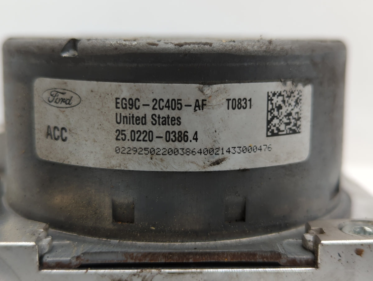 2014-2016 Ford Fusion Anti-Lock Brake ABS Pump Module Actuator OEM P/N:DG9C-2C219-DF DG9C-2C405-DF Fits Fits 2014 2015 2016 