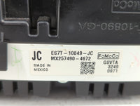 2014 Ford Fusion Instrument Cluster Speedometer Gauges P/N:ES7T-10849-JB ES7T-10849-JC, ES7T-10849-JD Fits OEM Used Auto Par