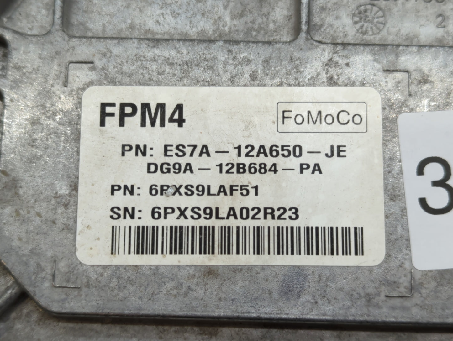2014-2016 Ford Fusion PCM Engine Control Computer ECU ECM PCU OEM P/N:ES7A-12A650-GE ES7A-12A650-GD Fits Fits 2014 2015 2016