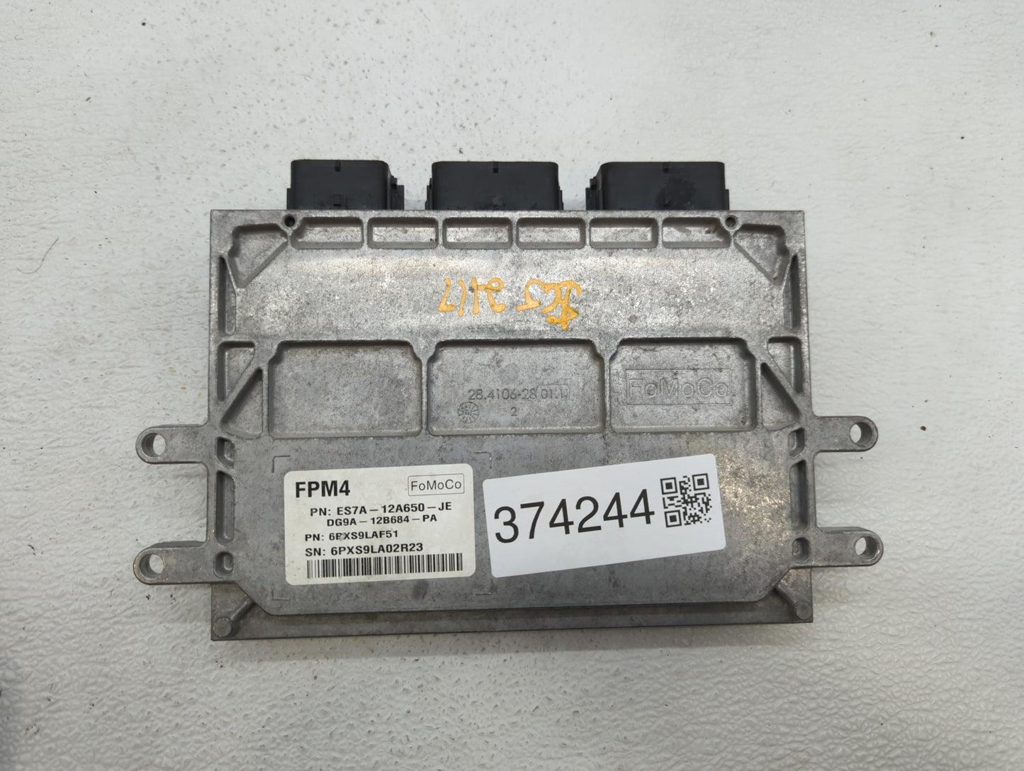 2014-2016 Ford Fusion PCM Engine Control Computer ECU ECM PCU OEM P/N:ES7A-12A650-GE ES7A-12A650-GD Fits Fits 2014 2015 2016