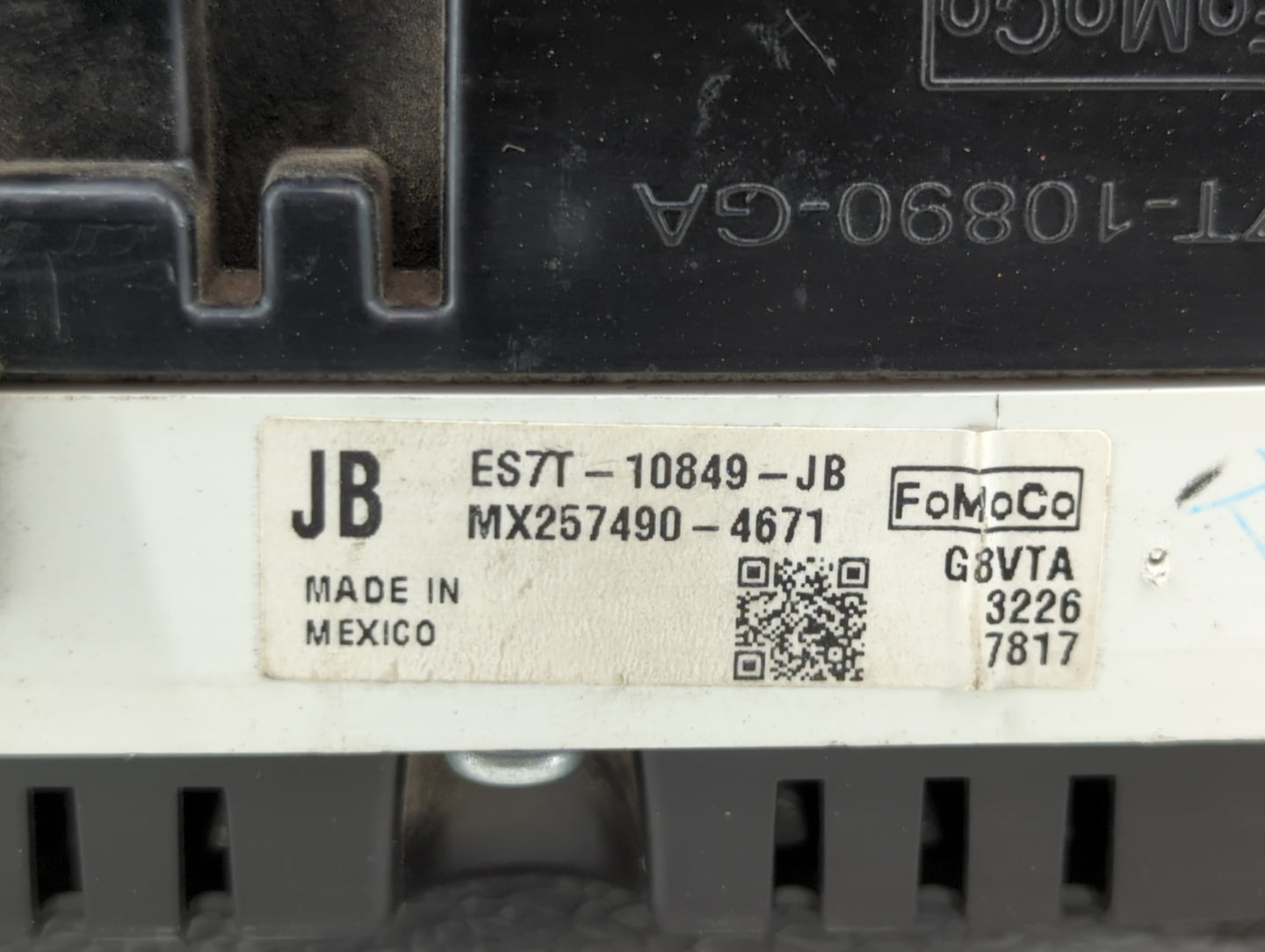 2014 Ford Fusion Instrument Cluster Speedometer Gauges P/N:ES7T-10849-JB ES7T-10849-JC, ES7T-10849-JD Fits OEM Used Auto Par