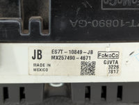 2014 Ford Fusion Instrument Cluster Speedometer Gauges P/N:ES7T-10849-JB ES7T-10849-JC, ES7T-10849-JD Fits OEM Used Auto Par