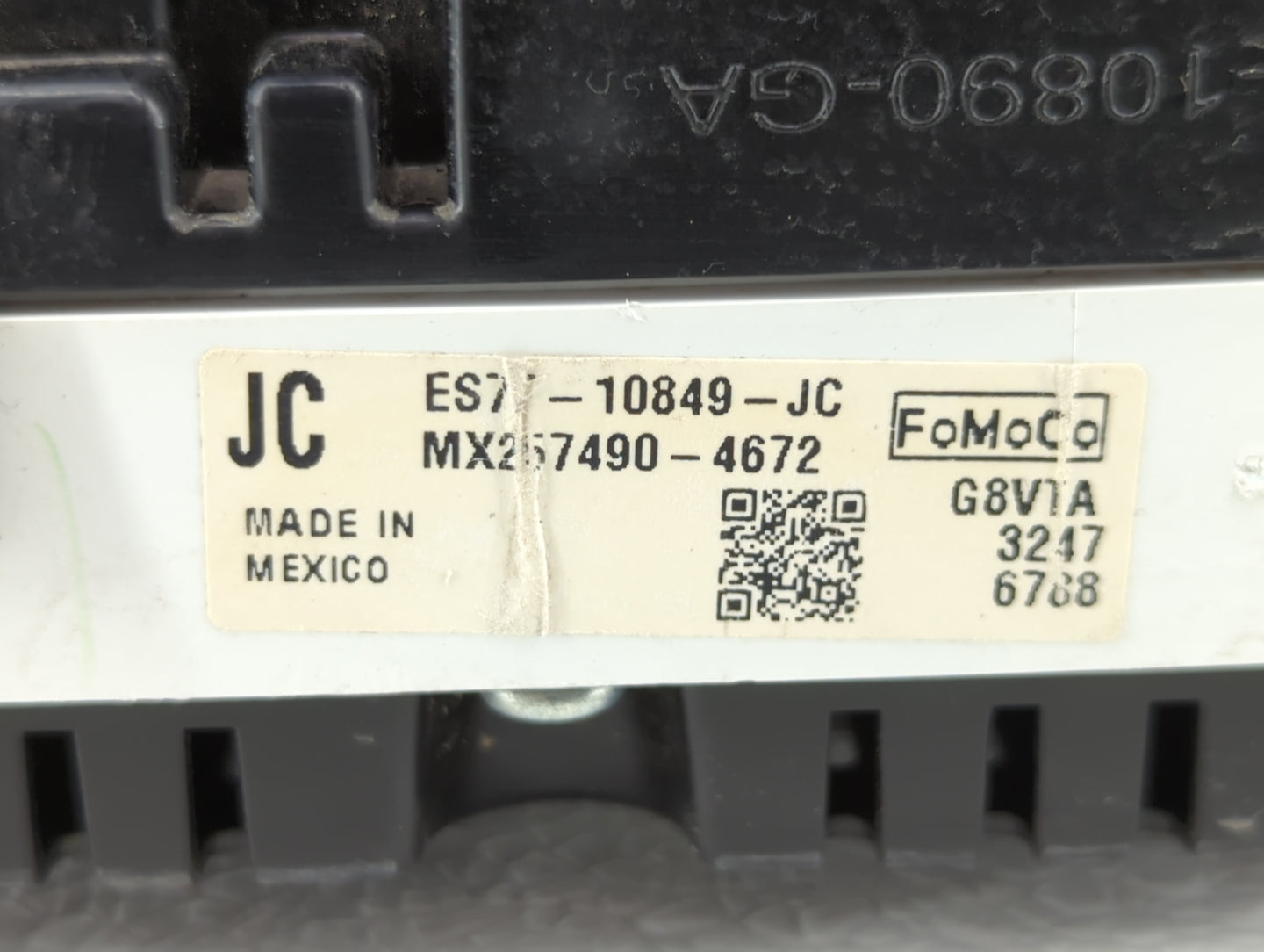 2014 Ford Fusion Instrument Cluster Speedometer Gauges P/N:ES7T-10849-JB ES7T-10849-JC, ES7T-10849-JD Fits OEM Used Auto Par