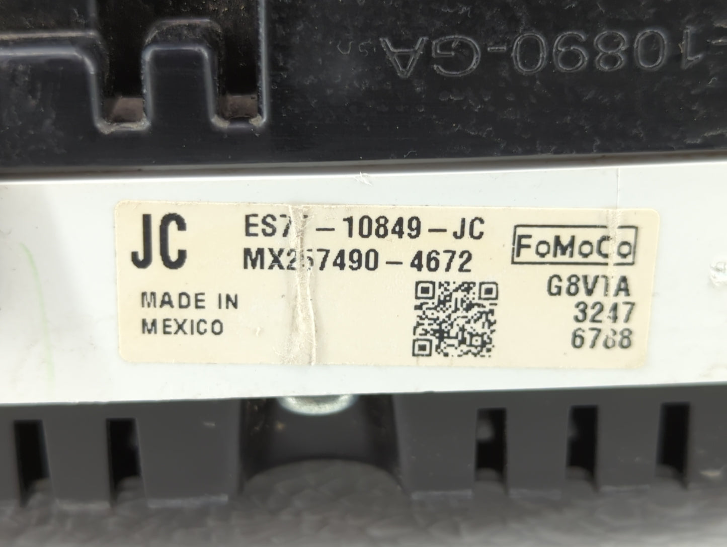 2014 Ford Fusion Instrument Cluster Speedometer Gauges P/N:ES7T-10849-JB ES7T-10849-JC, ES7T-10849-JD Fits OEM Used Auto Par