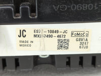 2014 Ford Fusion Instrument Cluster Speedometer Gauges P/N:ES7T-10849-JB ES7T-10849-JC, ES7T-10849-JD Fits OEM Used Auto Par