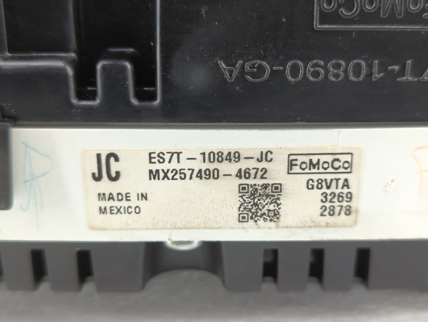 2014 Ford Fusion Instrument Cluster Speedometer Gauges P/N:ES7T-10849-JB ES7T-10849-JC, ES7T-10849-JD Fits OEM Used Auto Par