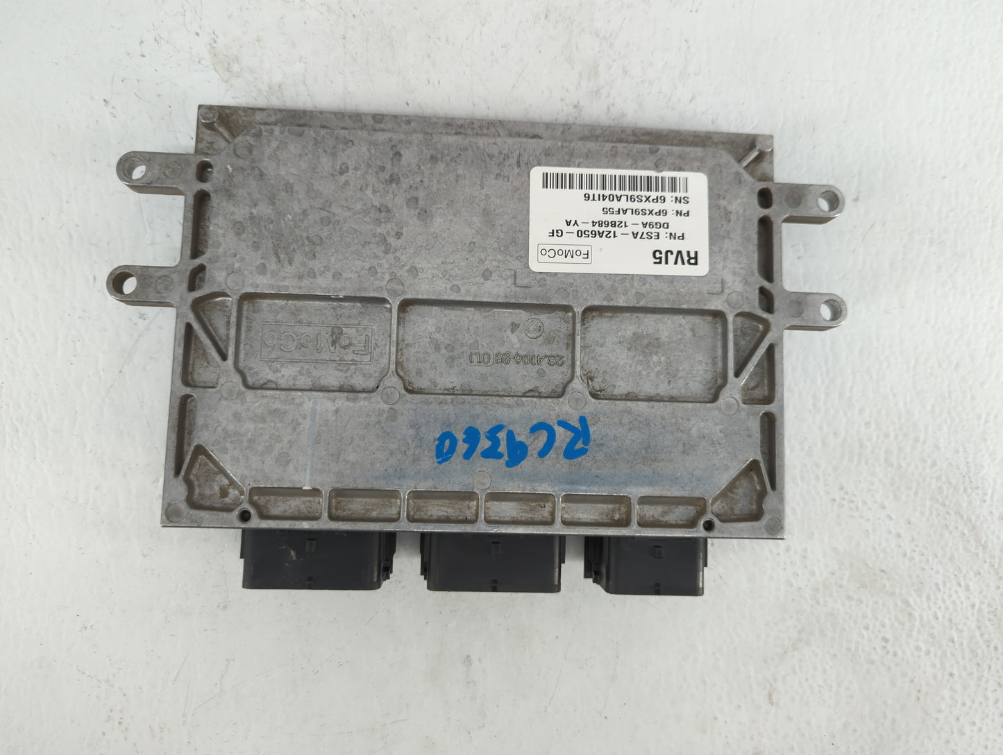 2014-2016 Ford Fusion PCM Engine Control Computer ECU ECM PCU OEM P/N:ES7A-12A650-JF ES7A-12A650-GE Fits Fits 2014 2015 2016