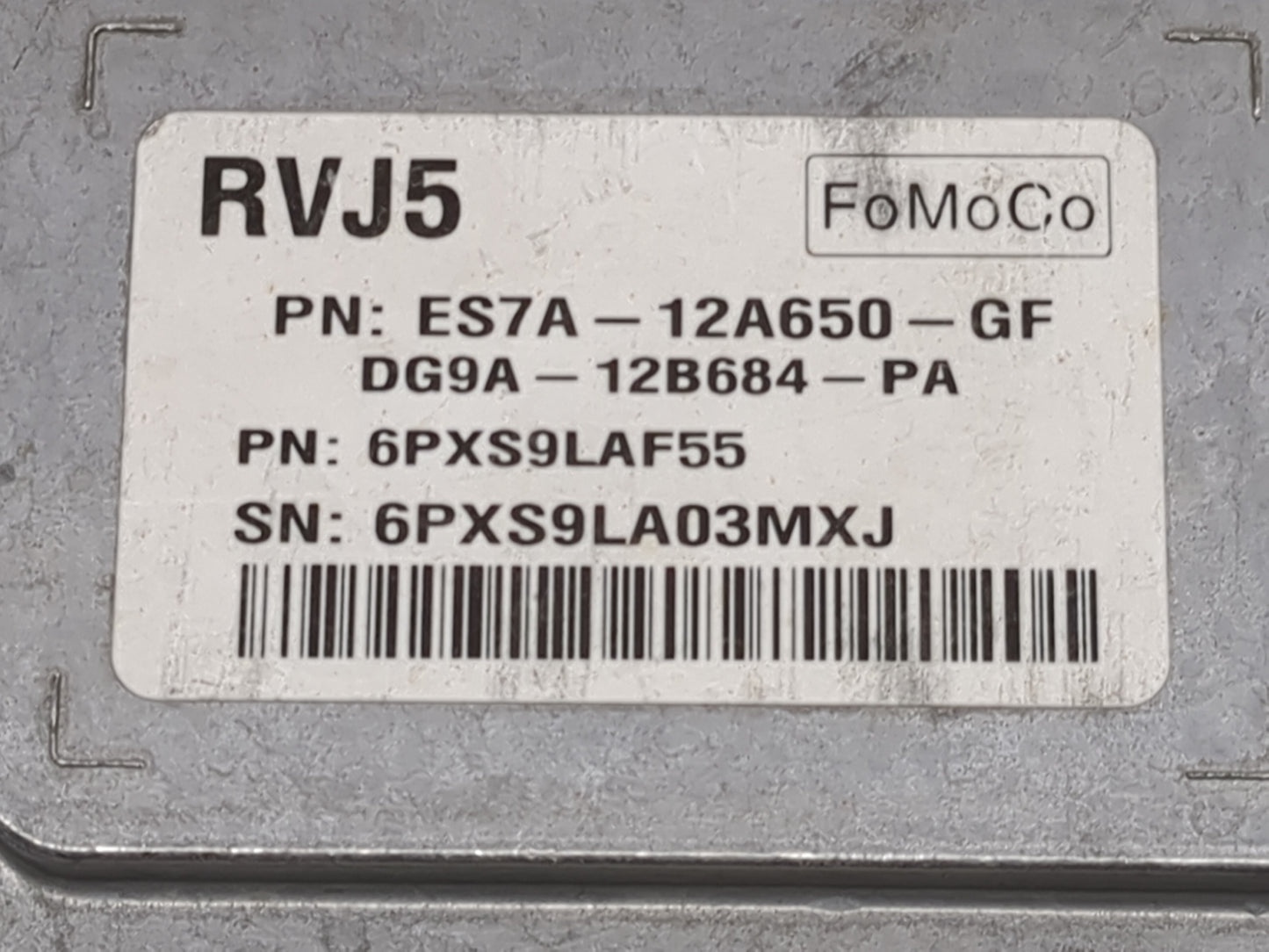 2014-2016 Ford Fusion PCM Engine Control Computer ECU ECM PCU OEM P/N:ES7A-12A650-GF DG9A-12B684-PA Fits Fits 2014 2015 2016