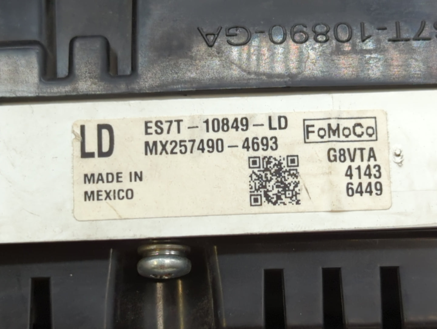 2014 Ford Fusion Instrument Cluster Speedometer Gauges P/N:ES7T-10849-LD Fits OEM Used Auto Parts - Oemusedautoparts1.com