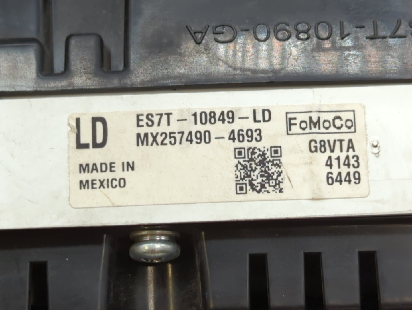 2014 Ford Fusion Instrument Cluster Speedometer Gauges P/N:ES7T-10849-LD Fits OEM Used Auto Parts - Oemusedautoparts1.com