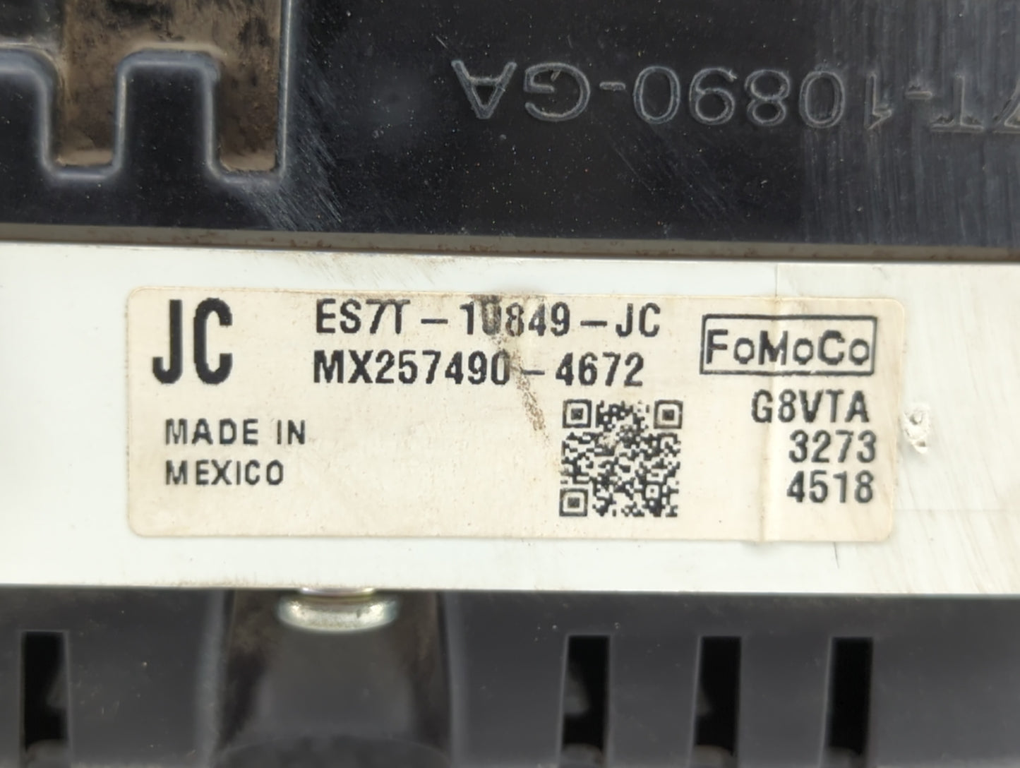 2014 Ford Fusion Instrument Cluster Speedometer Gauges P/N:ES7T-10849-JB ES7T-10849-JC, ES7T-10849-JD Fits OEM Used Auto Par