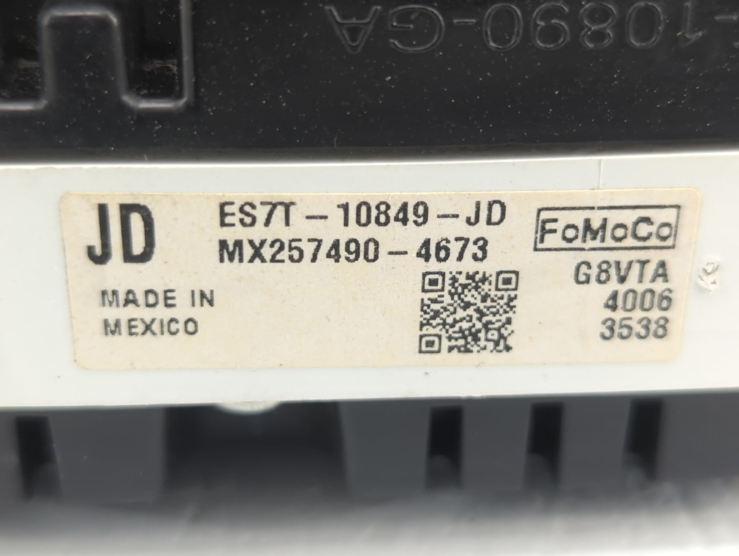 2014-2015 Ford Fusion Instrument Cluster Speedometer Gauges P/N:ES7T-10849-JD ES7T-10849-JB, ES7T-10849-EB Fits Fits 2014 20