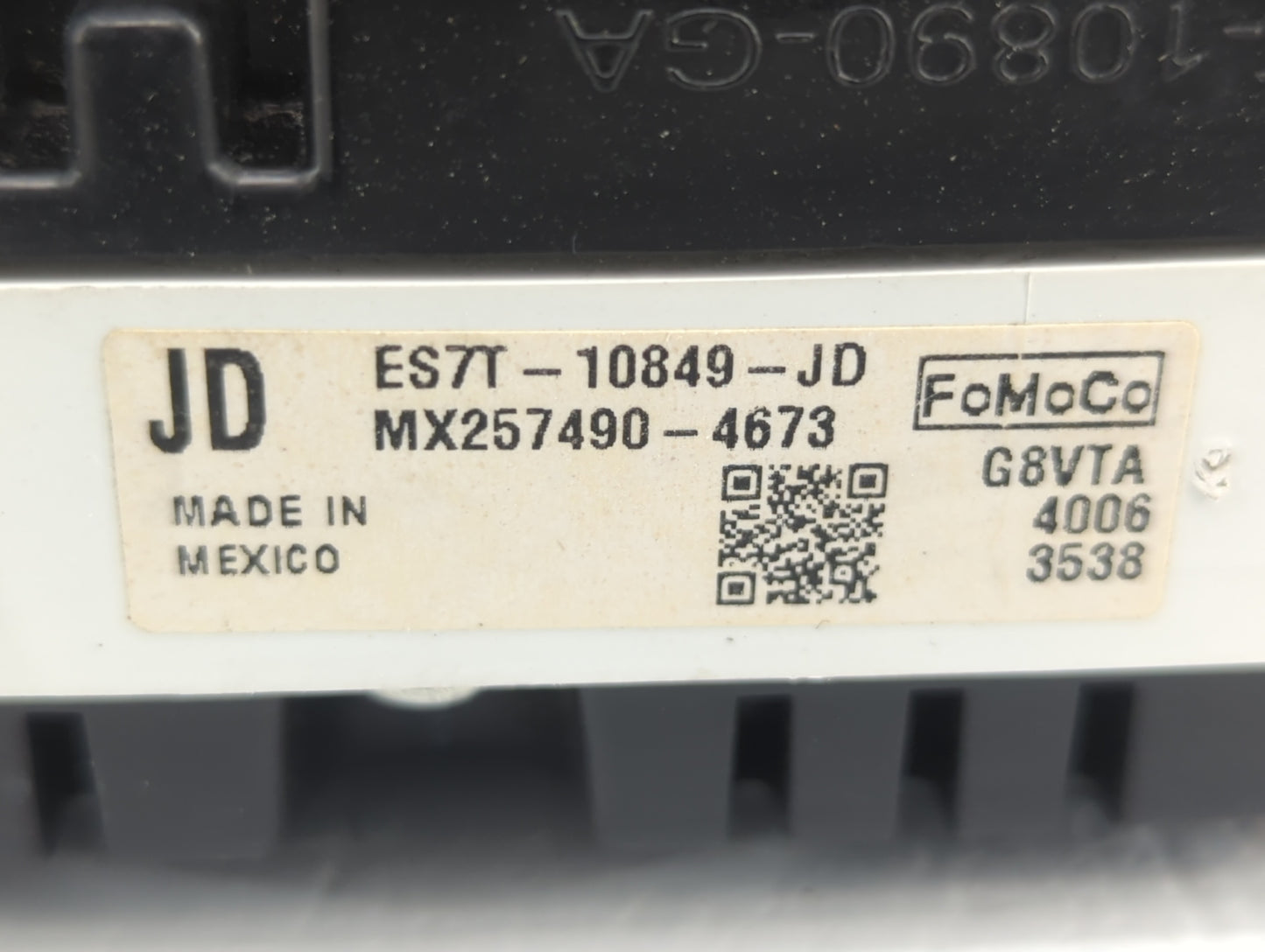 2014-2015 Ford Fusion Instrument Cluster Speedometer Gauges P/N:ES7T-10849-JD ES7T-10849-JB, ES7T-10849-EB Fits Fits 2014 20