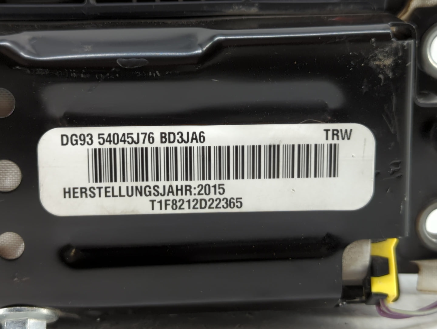 2013-2020 Ford Fusion Air Bag Passenger Right Knee OEM P/N:DG93-54045J76-BC3JA6 Fits Fits 2013 2014 2015 2016 2017 2018 2019