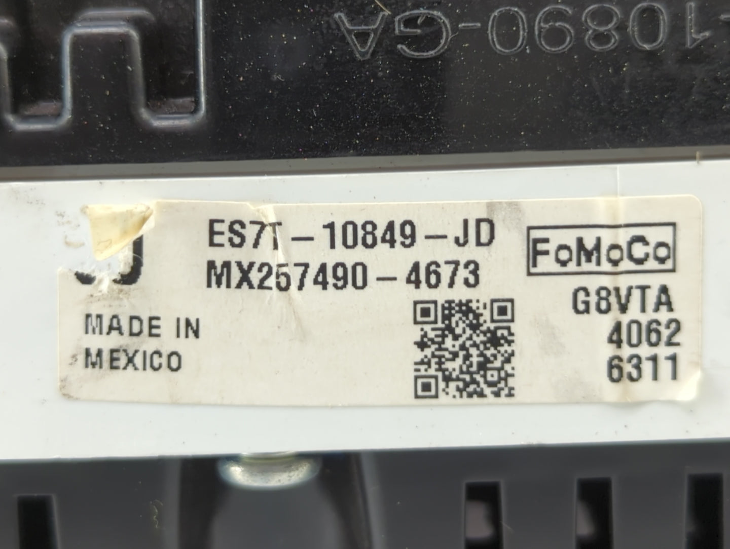2014 Ford Fusion Instrument Cluster Speedometer Gauges P/N:ES7T-10849-JD Fits OEM Used Auto Parts - Oemusedautoparts1.com