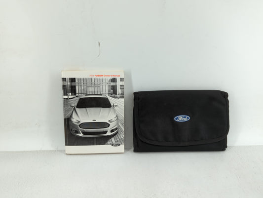 2014 Ford Fusion Owners Manual Book Guide OEM Used Auto Parts - Oemusedautoparts1.com