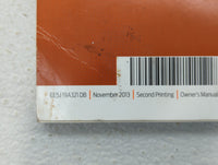 2014 Ford Fusion Owners Manual Book Guide OEM Used Auto Parts - Oemusedautoparts1.com