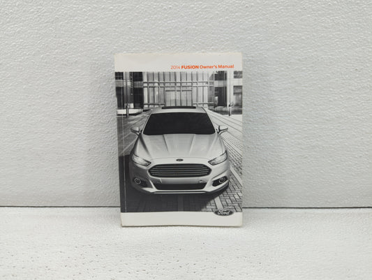 2014 Ford Fusion Owners Manual Book Guide OEM Used Auto Parts - Oemusedautoparts1.com