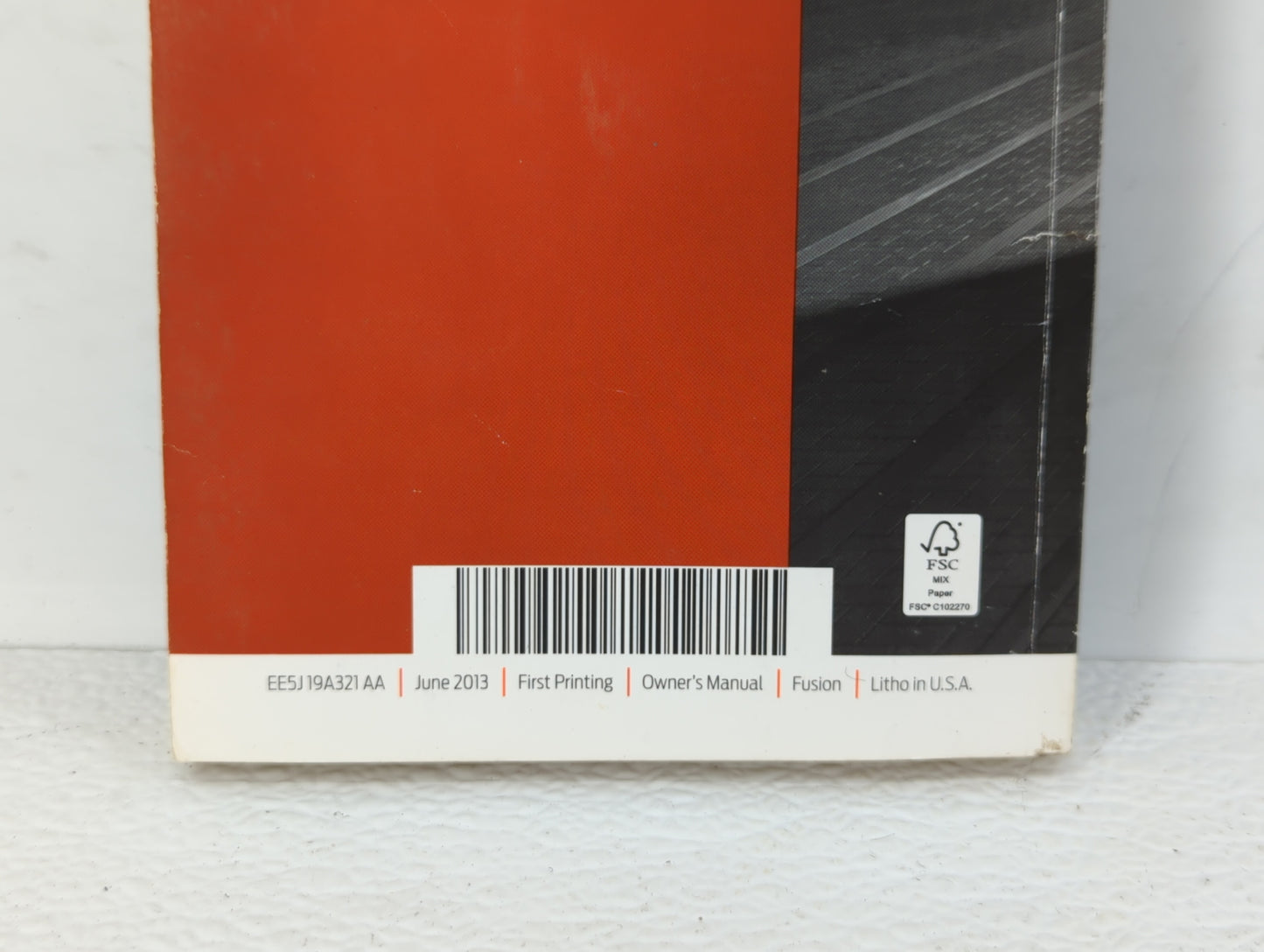 2014 Ford Fusion Owners Manual Book Guide OEM Used Auto Parts - Oemusedautoparts1.com