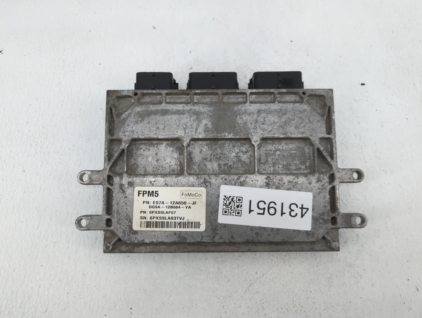 2014-2016 Ford Fusion PCM Engine Control Computer ECU ECM PCU OEM P/N:ES7A-12A650-JF ES7A-12A650-GE Fits Fits 2014 2015 2016