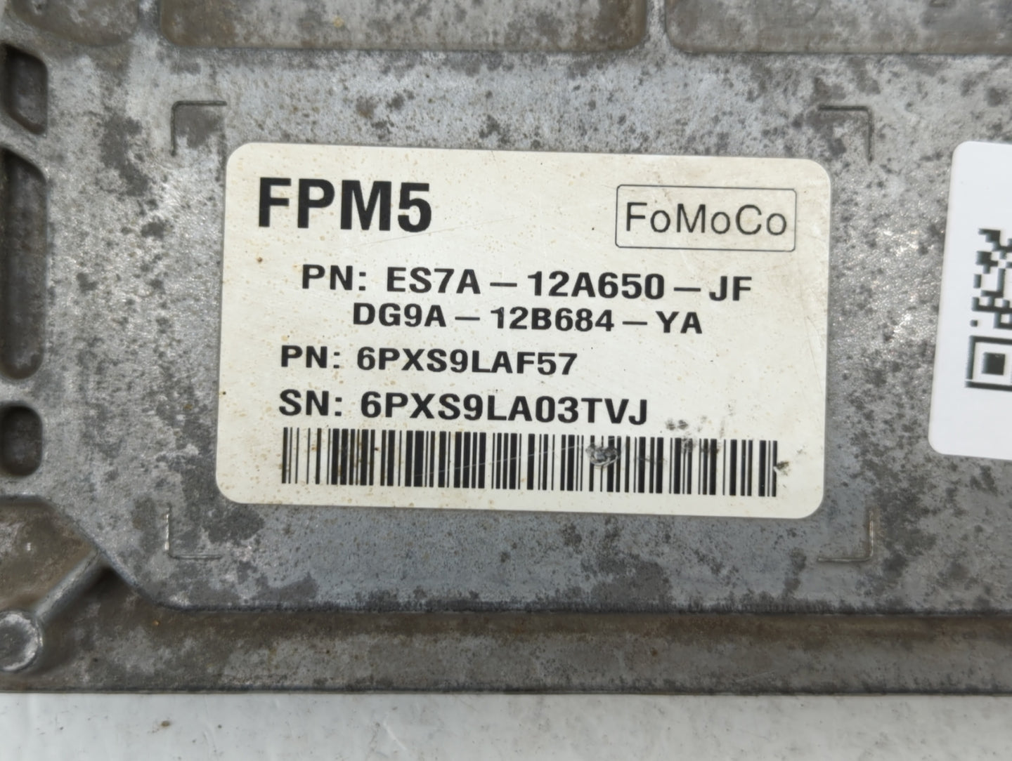 2014-2016 Ford Fusion PCM Engine Control Computer ECU ECM PCU OEM P/N:ES7A-12A650-JF ES7A-12A650-GE Fits Fits 2014 2015 2016