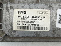 2014-2016 Ford Fusion PCM Engine Control Computer ECU ECM PCU OEM P/N:ES7A-12A650-JF ES7A-12A650-GE Fits Fits 2014 2015 2016