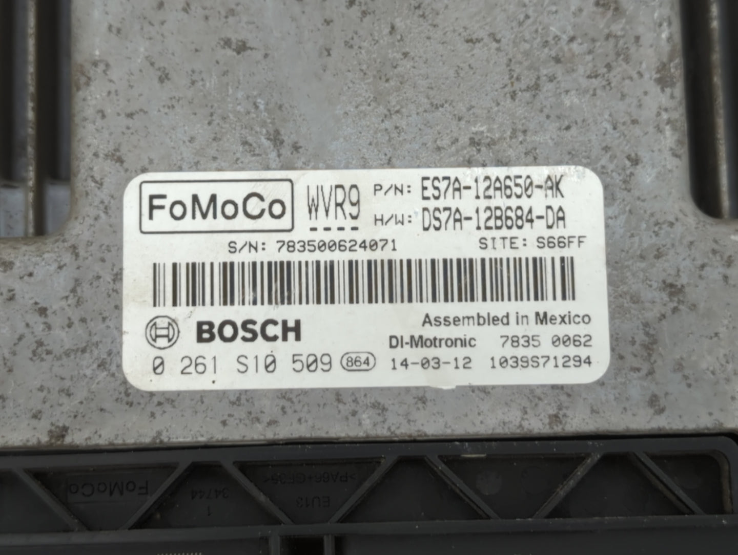 2014-2016 Ford Fusion PCM Engine Control Computer ECU ECM PCU OEM P/N:ES7A-12A650-DFD ES7A-12A650-DAD Fits Fits 2014 2015 20